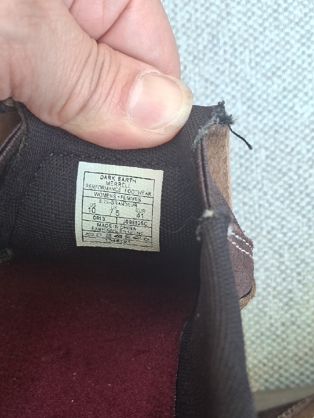Merrell Kamori Women's 10 Dark Earth Suede Leather Slip On Loafers J099925C - Picture 6 of 8
